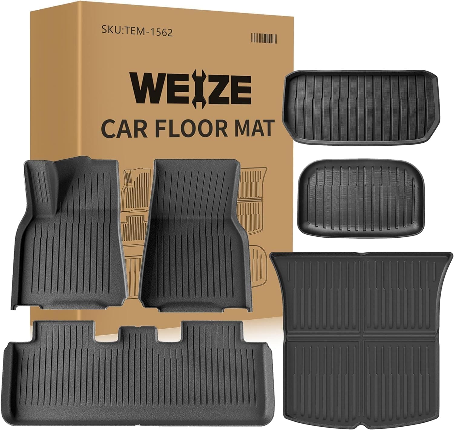 All-Weather Floor Mats for Model Y