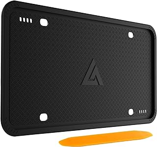 Aujen Silicone License Plate Frame - Universal Fit
