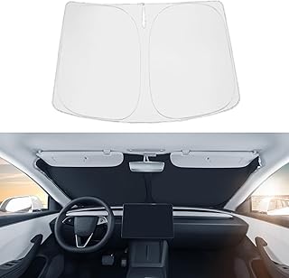 BASENOR Windshield Sunshade for Tesla Model 3 & Y (2016-2025)